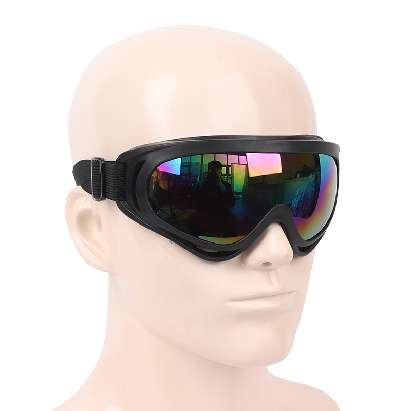 X400 Ski Goggles, Outdoor Cycling Goggles, Tactical Off-Road Dustproof Glasses, Impact-Resistant Men's and Women's Sports Goggles