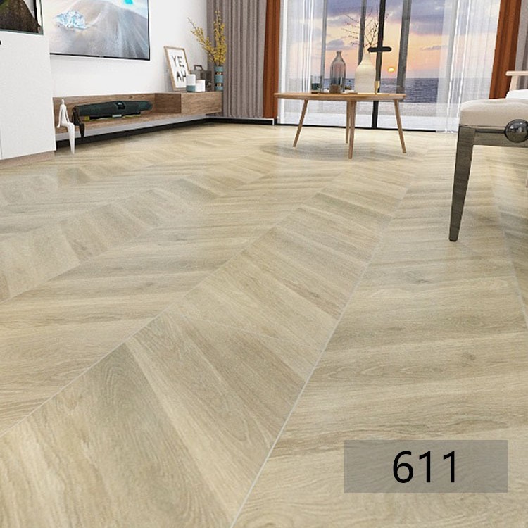 Fish bone wood floor herringbone parquet laminate flooring clothing shop exhibition hall wear-resistant floor heating bedroom home