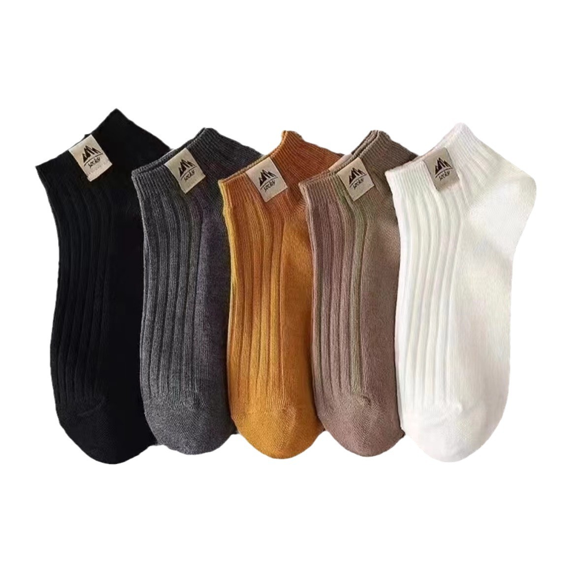 Half price socks short socks men's deodorant sweat-absorbent short tube socks spring and summer thin low-end shallow mouth sports socks snow mountain socks