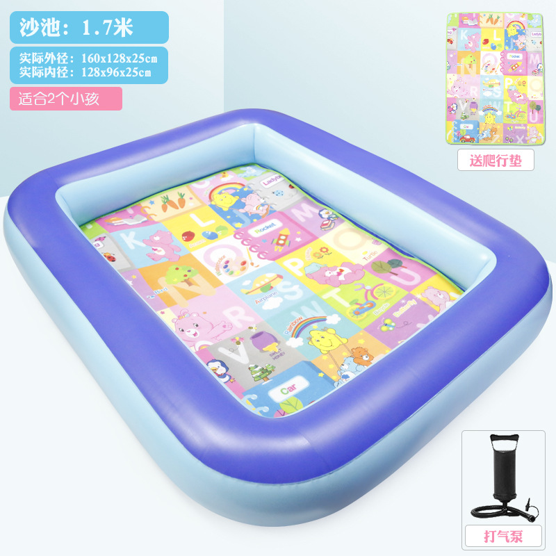 Children's Crawling Mat Square Crawling Mat Ocean Ball Pool Mat Game Carpet Baby Indoor Cartoon Tent Floor Mat
