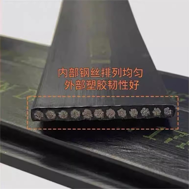 Am2 W1 Ap2 Blue Light Traction Brugger Steel Otis Elevator Steel Belt Aaa717X1 Lift