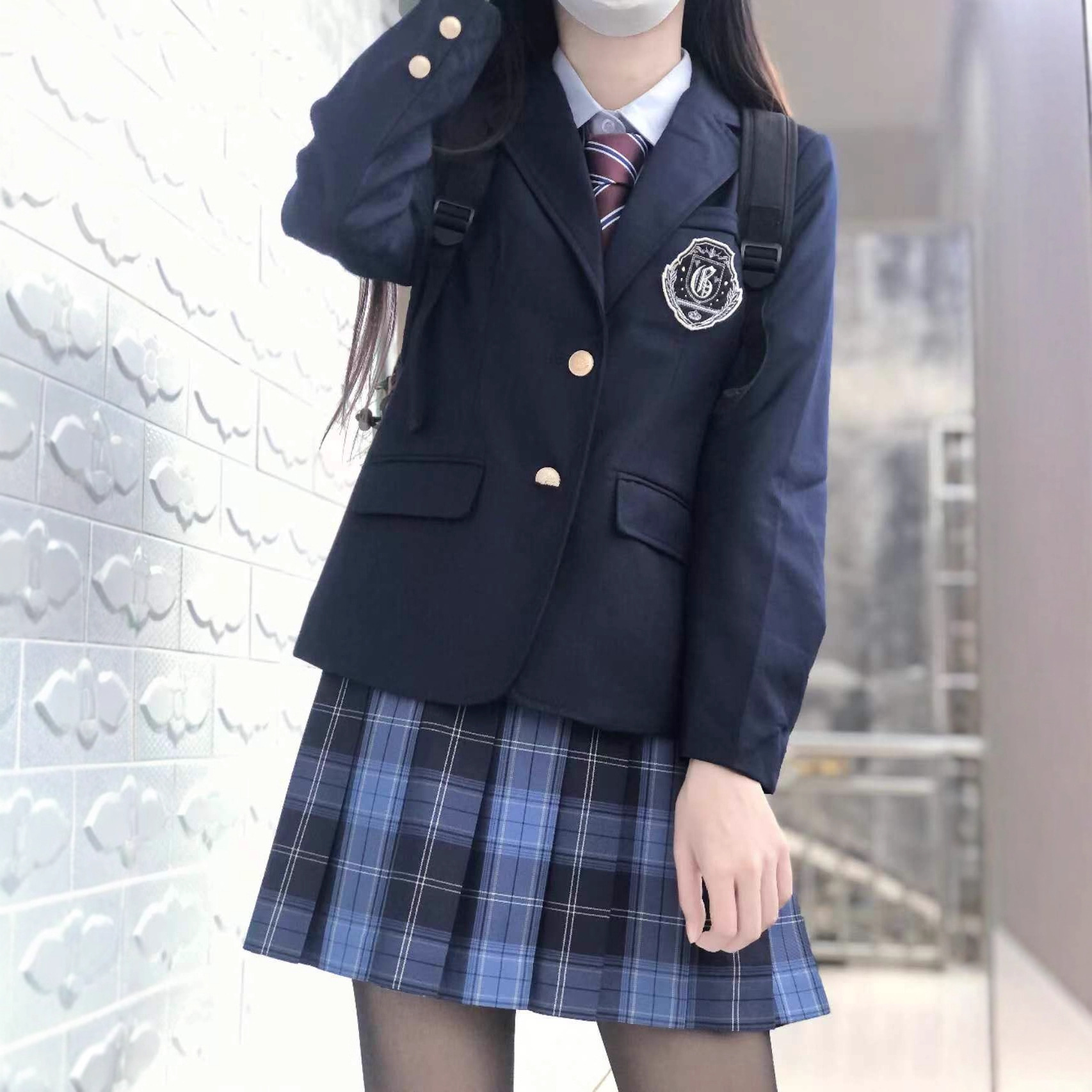 Bijiji Fabric Small Suit Genuine Original Jk Uniform Japanese Style Preppy Style Student School Supply Suit Jacket Women's Spring & Fall