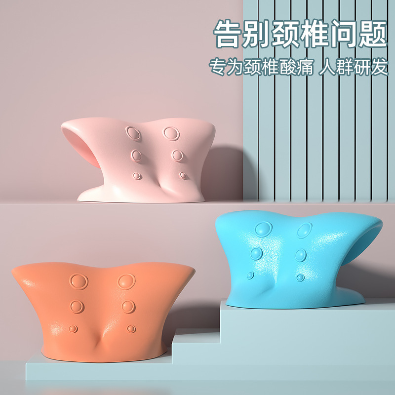 Массажная подушка для шейного отдела, физиологическая форма, гравитационная акупунктурная подушка, ортез для сна