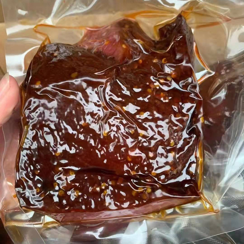 Factory Wholesale Running Street Stall Supply Vacuum Sauce-Flavored Meat Spicy Five-Spice Braised Pork Vacuum 500g Large Piece