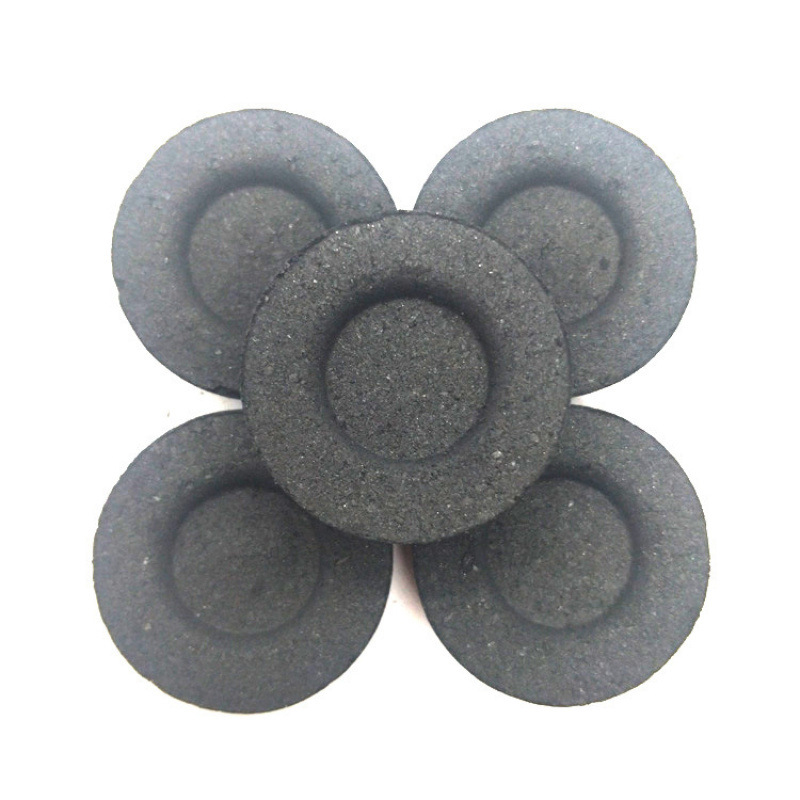 Large Quantity Preferential 10 Pieces/Roll Fruit Wood Quick-Burning Charcoal Fire Starter Charcoal Block Barbecue Charcoal