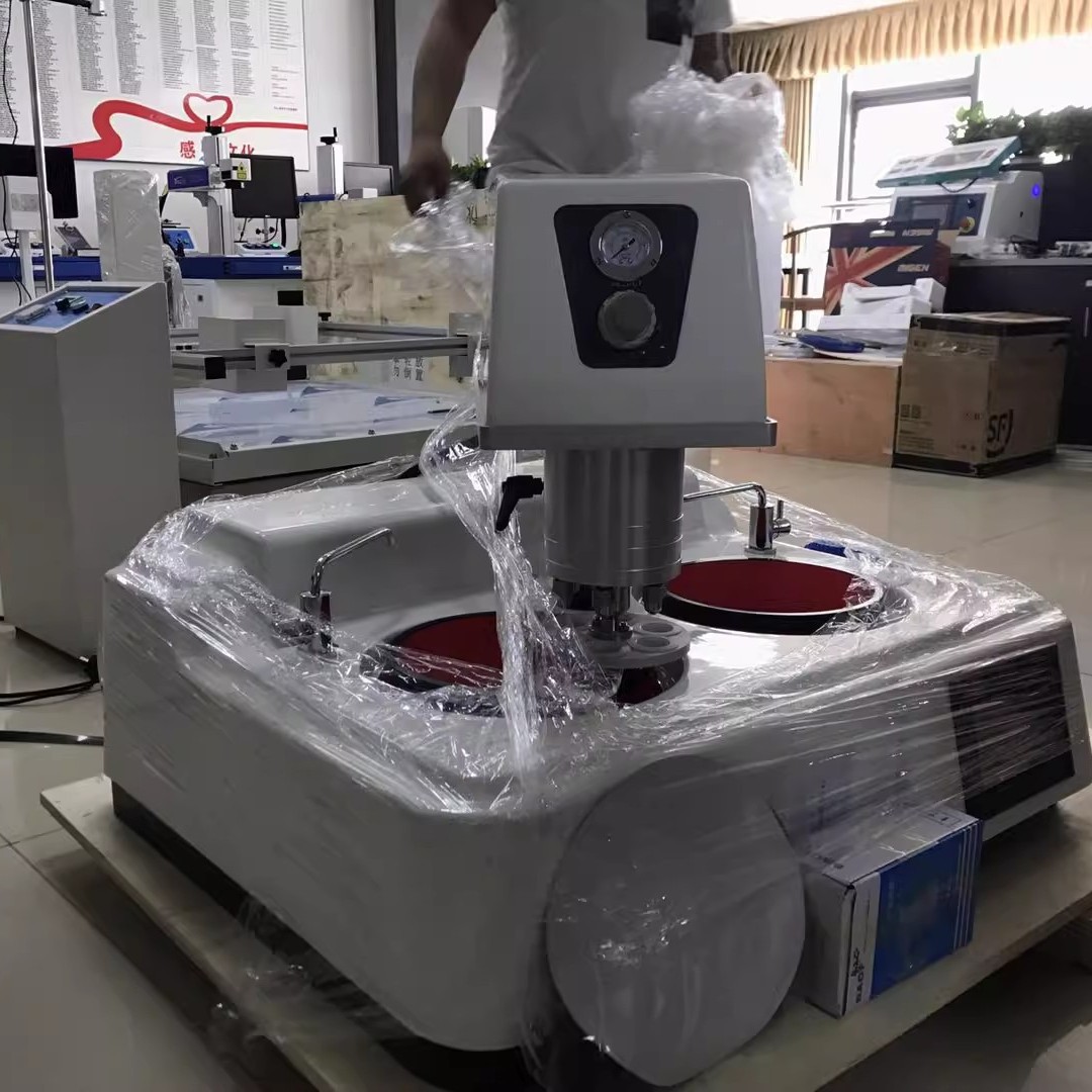 Fully Automatic Metallographic Sample Grinding and Polishing Machine Double Disc Stepless Speed Automatic Grinder Single Disc High Speed Metallographic Polishing Machine
