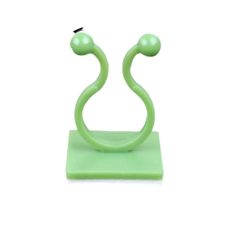 Vine Green Plant Indoor Nail-free Wall-mounted Self-adhesive Hook Pothos Wall Climbing Artifact Wall Fixator Traceless Climbing