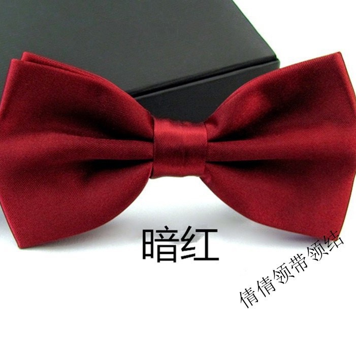 Korean Style Formal Bow Tie, Business Gentleman Bow Tie, Men's Solid Color Bow Tie, Wedding Bow Tie, Candy Color Dress