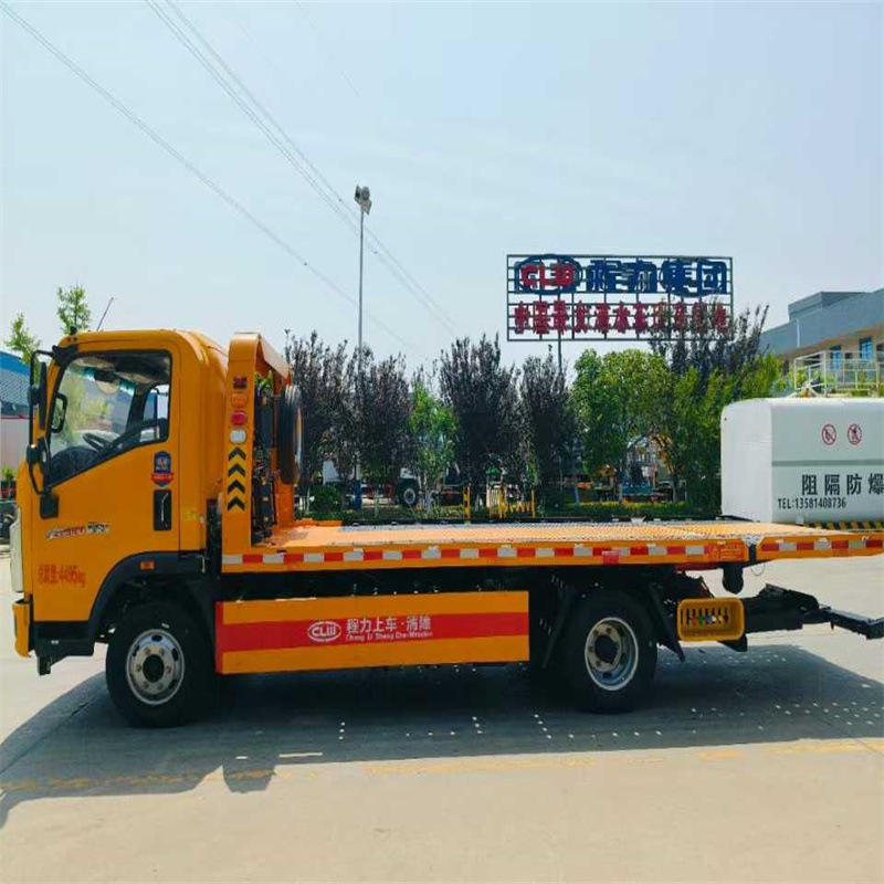 Dongfeng Dollyka Two-Seater Sedan Transporter Blue Plate Wide-Body Heavy-Duty Vehicle Road Rescue Supercar Sedan Transfer