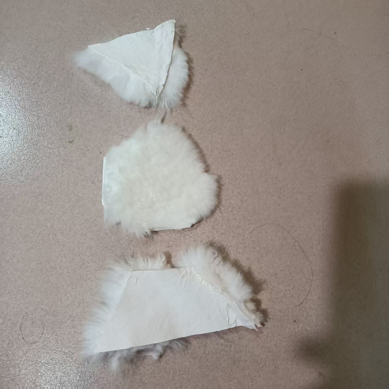 Rabbit Fur Special Polygonal Sheepskin Genuine Leather Fur of Any Size