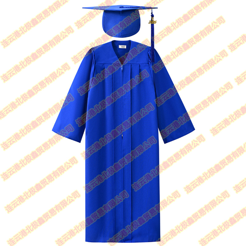Cross-Border Amazon American College Student Bachelor's Uniform, Adult Graduation Dress Suit, Doctor's and Master's Uniform