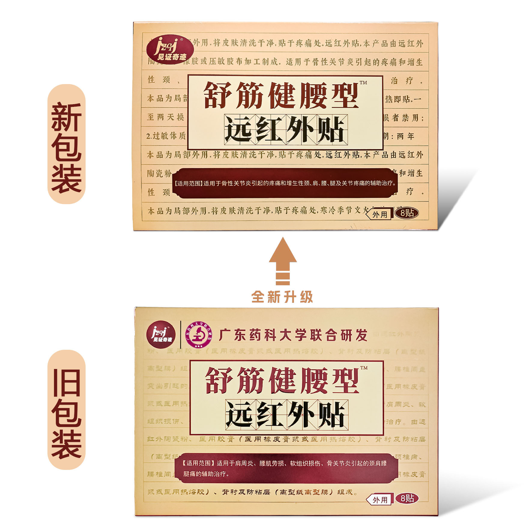 Witness Miracle Relaxing Waist Type Far Infrared Patch 2 Patches/Bag*4 Bags/Box