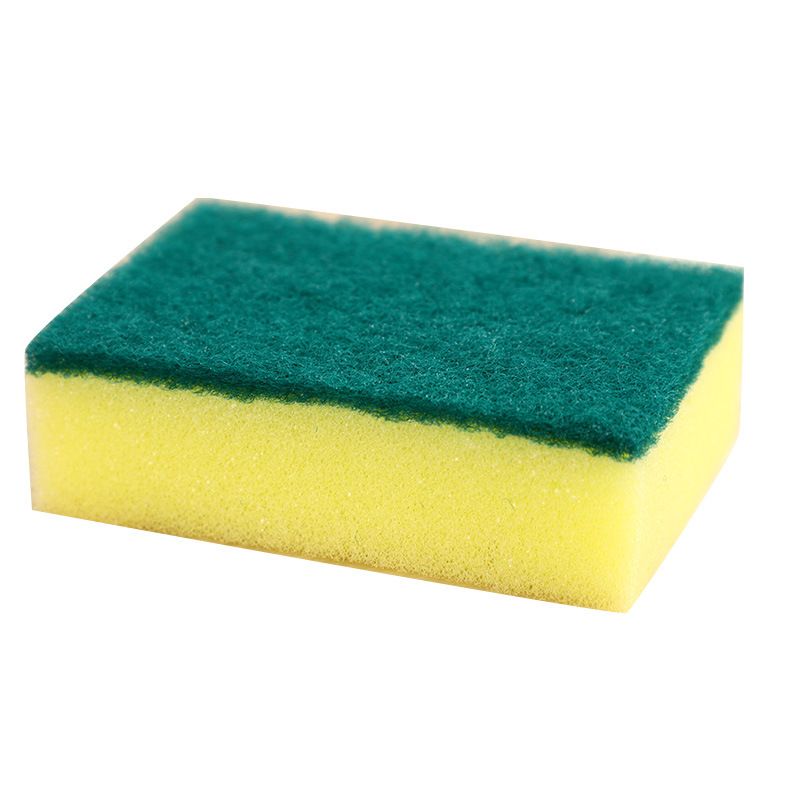 Factory spot kitchen housework cleaning sponge scrub pot dishwashing sponge double-sided Decontamination sponge scouring pad wholesale