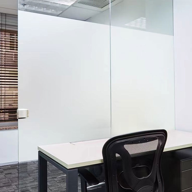 Frosted Glass Sticker with Glue Self-Adhesive Window Bathroom Bathroom Office Glass Privacy Film Kitchen Film