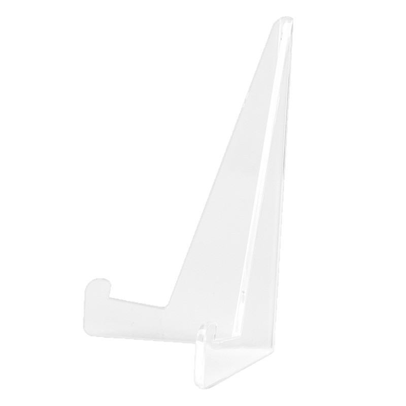 Card Brick Stand Display Rack Card Frame Base Small Card Acrylic Card Brick Valley Beauty Triangle Mobile Transparent Stand