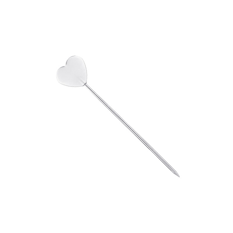 304 stainless steel fruit needle cocktail decoration poker fruit stick cocktail steel stick jewelry needle bar tool