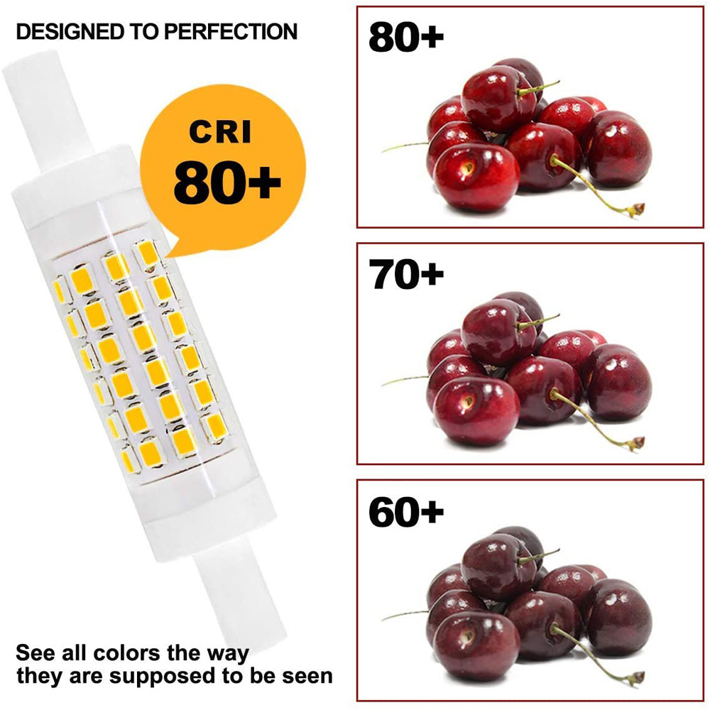 Ceramic Led R7S 15X78Mm European Patent 0-100% Dimmable Floodlight Amazon Light Source R7S