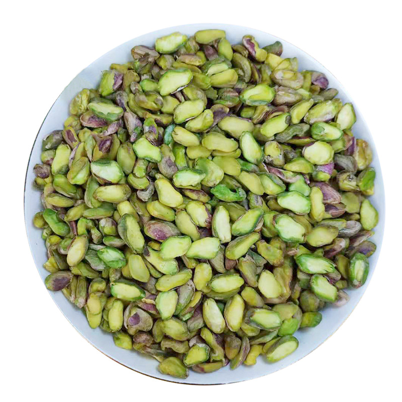 Happy nut slices bulk wholesale raw and cooked original flavor large particles shell dried fruit nuts fried pistachio half pieces