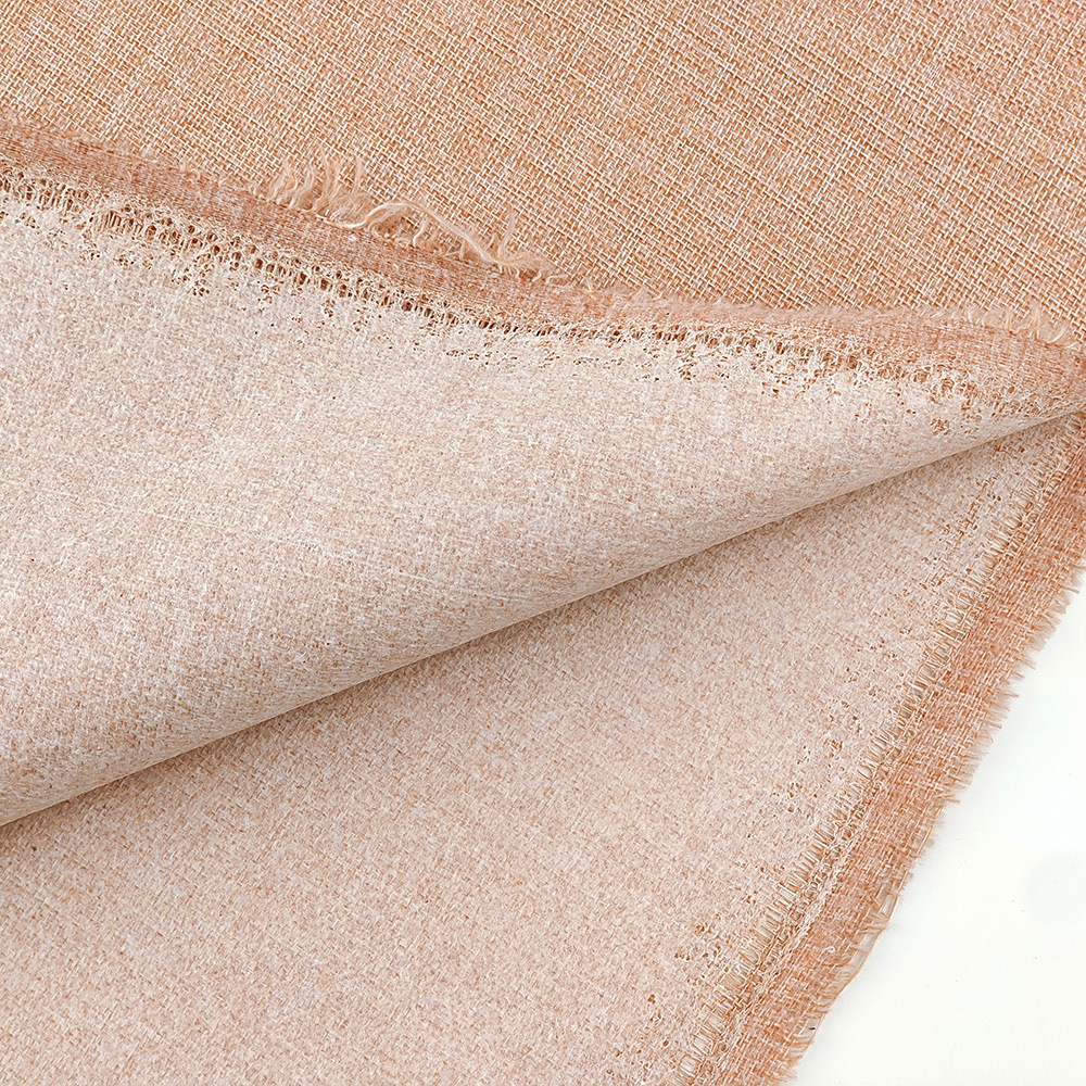 Empty Silk Imitation Linen Printed Fabric Luggage Handbag Charcoal Bag Imitation Linen Fabric Cotton and Linen Pillow Fabric Linen Sticky