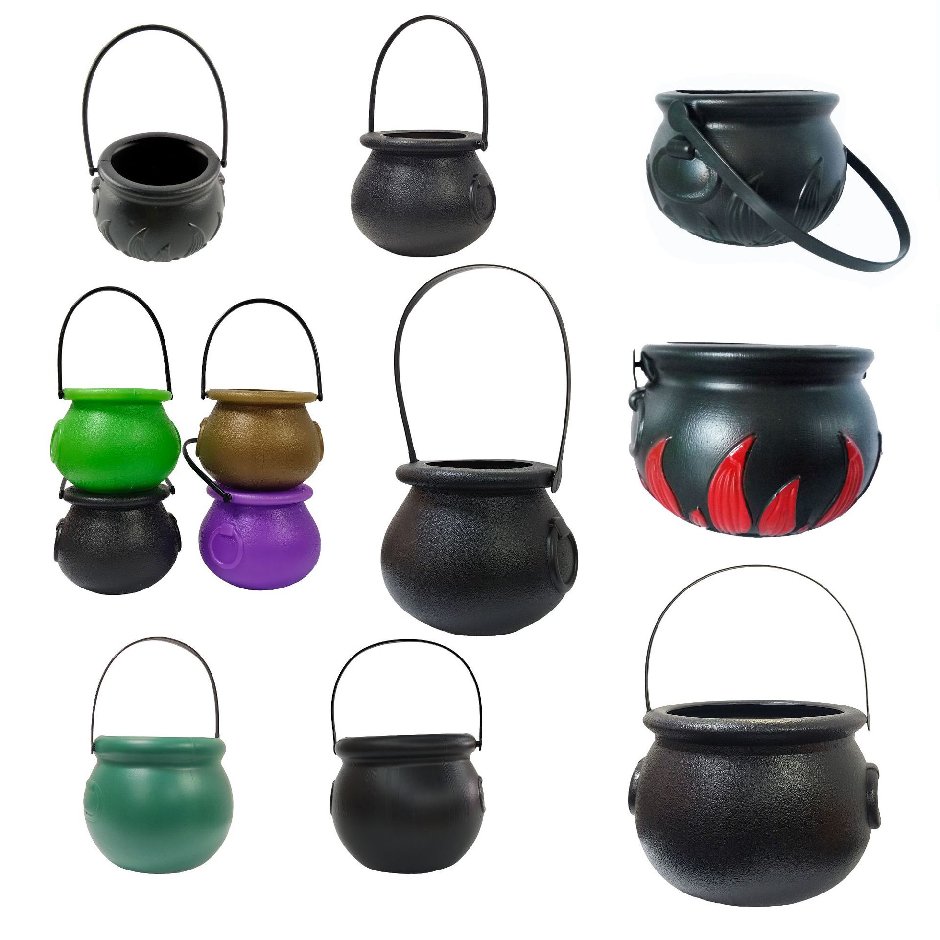 Реквизиты для Хэллоуина черный ведро ведьмы ведро для конфет банка для конфет принадлежности для вечеринки