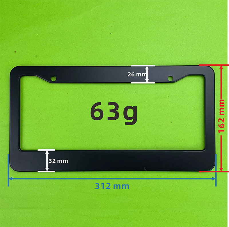 Cross-border Foreign Trade UV Amazon Explosions North America US License Plate Frame US License Plate Frame Cross-border License Plate Cover