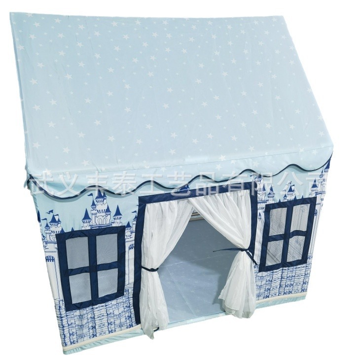 Hot Selling Kidsren's Small House Tent Playhouse Reinforced Metal Bracket Indoor Boy and Girl Princess Toy Castle