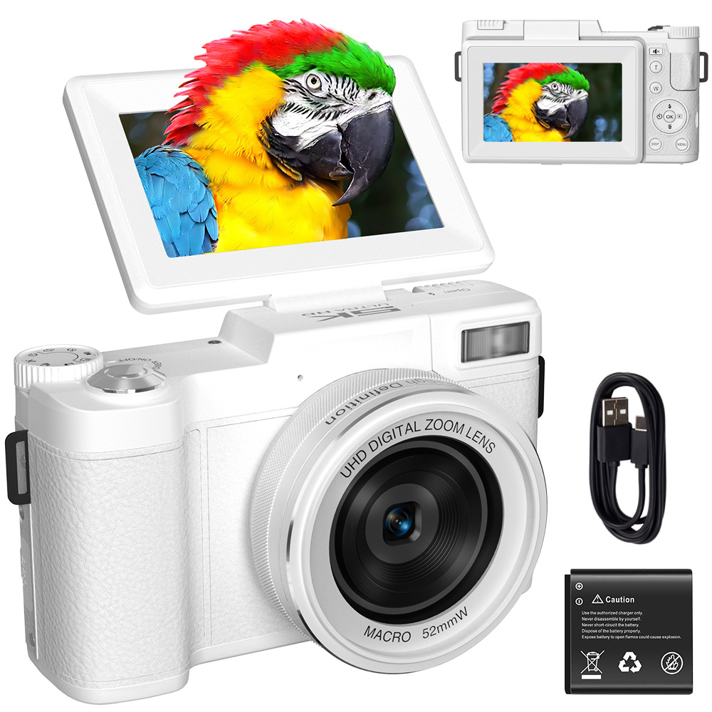 2025 New Campus Camera Mirrorless Camera Wifi 5K Hd Camera Cross-Border Foreign Trade Aliexpress Pinduoduo