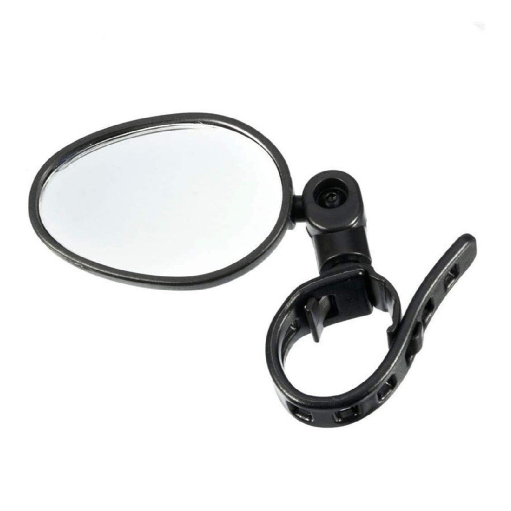 Factory supply 360 degrees rotatable children's bicycle rearview mirror mountain bike riding Oval reflector