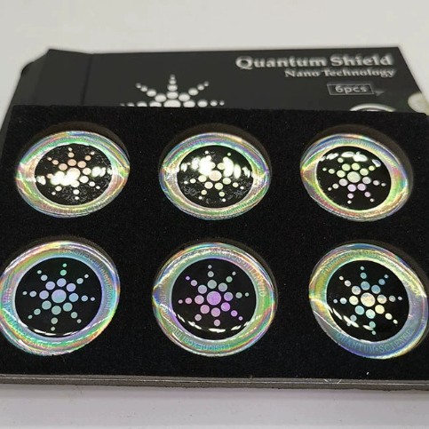 Quantum Shield Anti-Radiation Patch 6-Piece Set of Universal Anti-Radiation Round Stickers for Mobile Phones and Computers Cross-Border Hot Sale