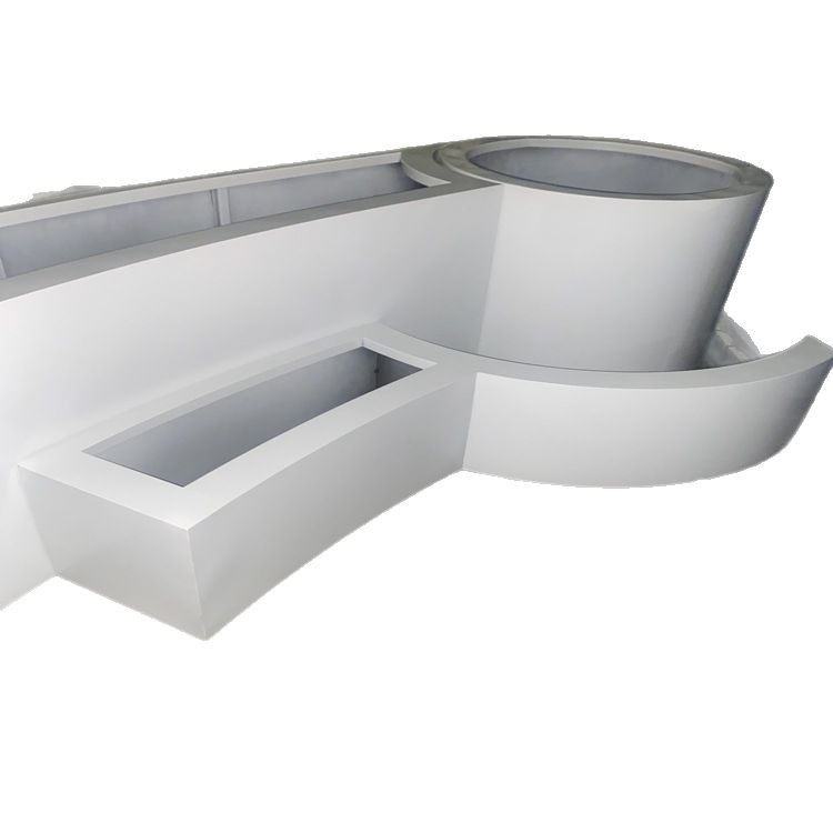 Patio Flower Box Seat Combination Customization Stainless Steel Balcony Curved Stool Planting Pool Shanghai Stainless Steel Flower Trough