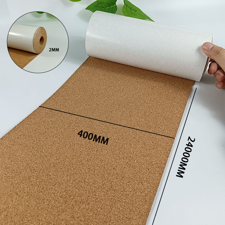 A4 Paper Cork Board 123mm Thick Cuttable Water Pine Board Handmade DIY Creative Cork Roll with Self-Adhesive Backing