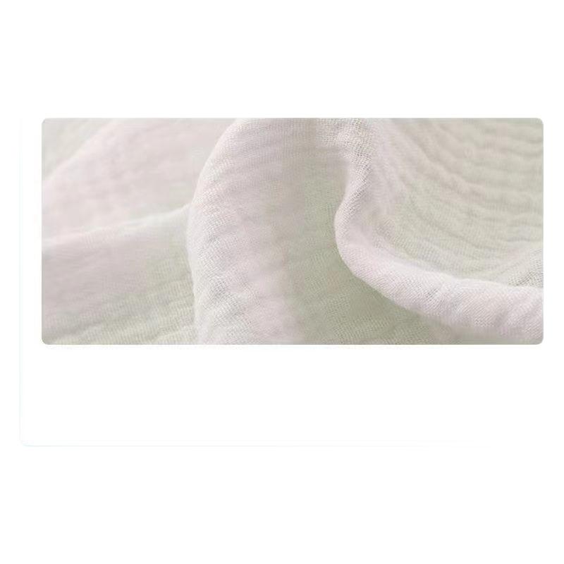 Mother and Baby Grade a Pure Cotton Double-Layer Wrinkled Gauze Fabric Diaper Bulk Baby Absorbent Pure Cotton Breathable
