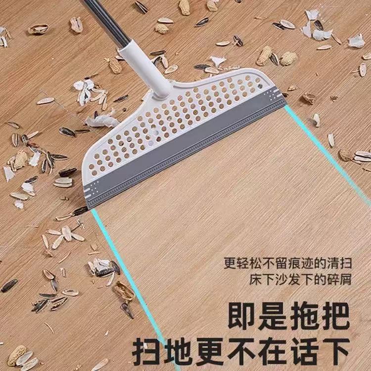 Silicone Magic Broom Household Wiper Sweeper Wipe Floor Toilet Bathroom Toilet Sweep Hair Wipe Artifact