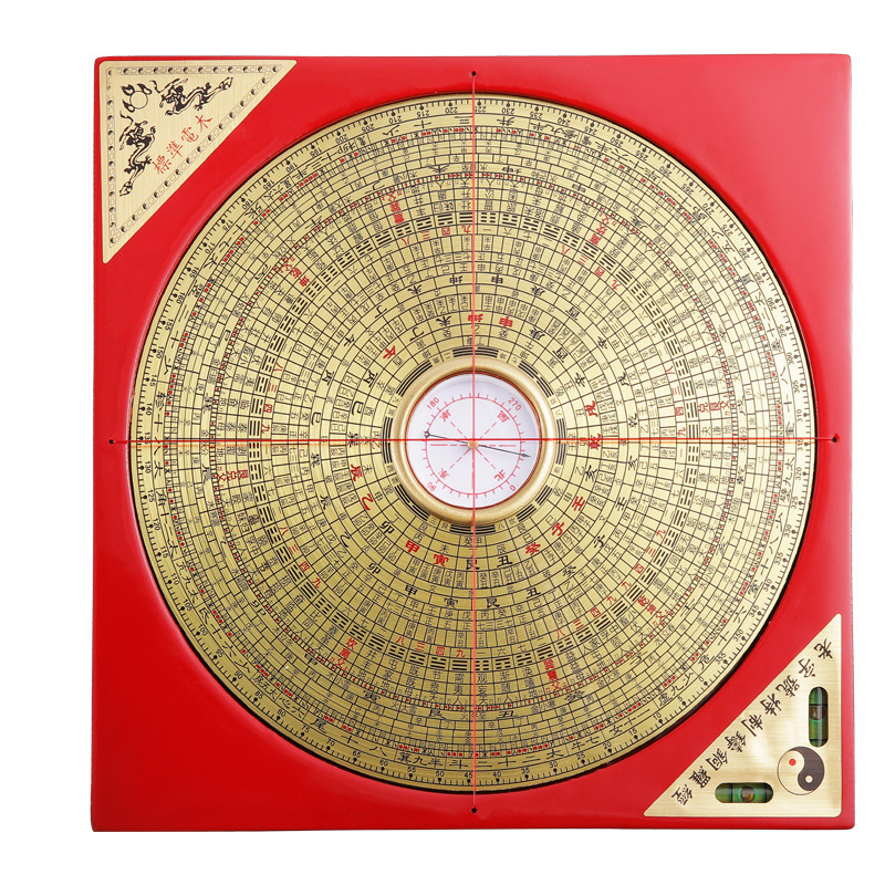 Special Compass Brass Compass Instrument Comprehensive Disc Crafts with Compass High-Precision Bagua Compass Disc Wholesale