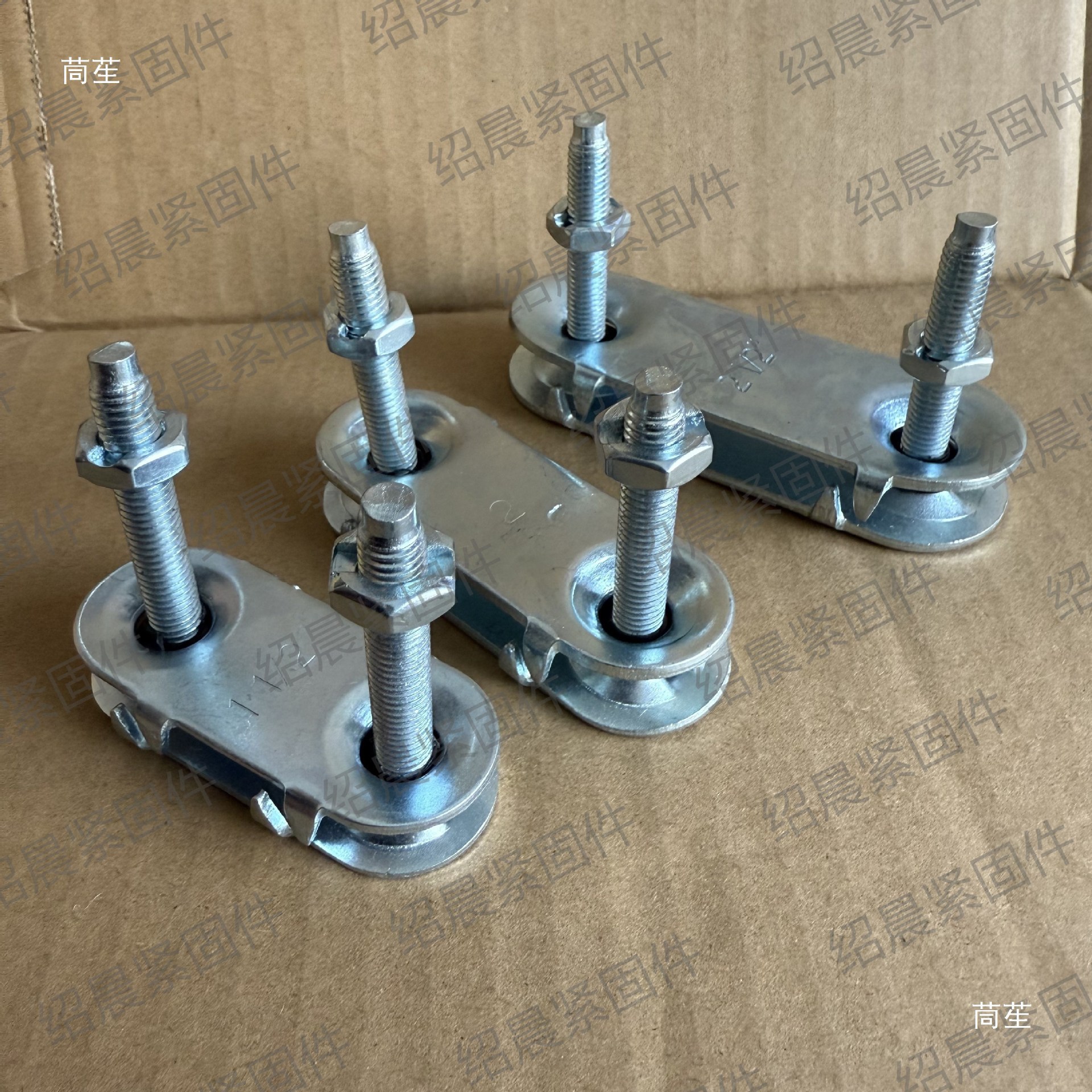 Conveyor Belt Buckle Connector Repair Plastic Pad Flat Buckle Screw Complete Set of National Standard Belt Clamp