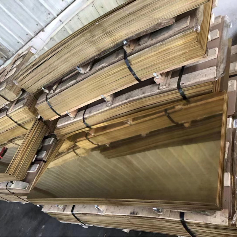 H62 Brass Plate 0.5mm, 1.0mm, 1.5mm Thick Brass Plate 0.6mm Brass Sheet Acid-Resistant and High Strength