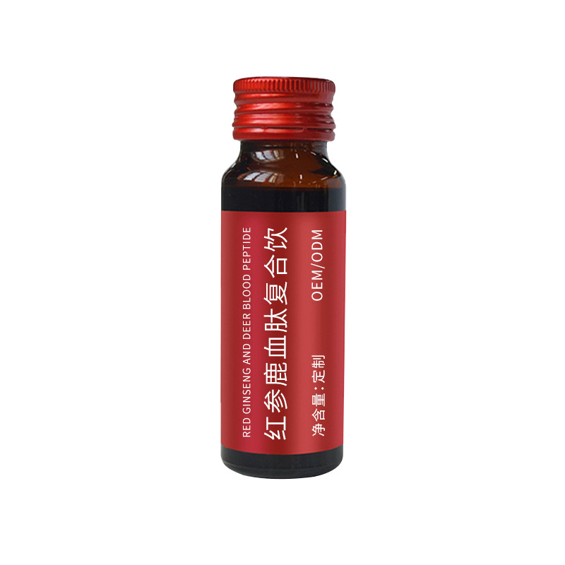 Customized Red Ginseng and Deer Blood Peptide Oral Liquid for Women to Nourish and Nourish Qi and Blood Bird's Nest Red Ginseng Drink Oem Oem