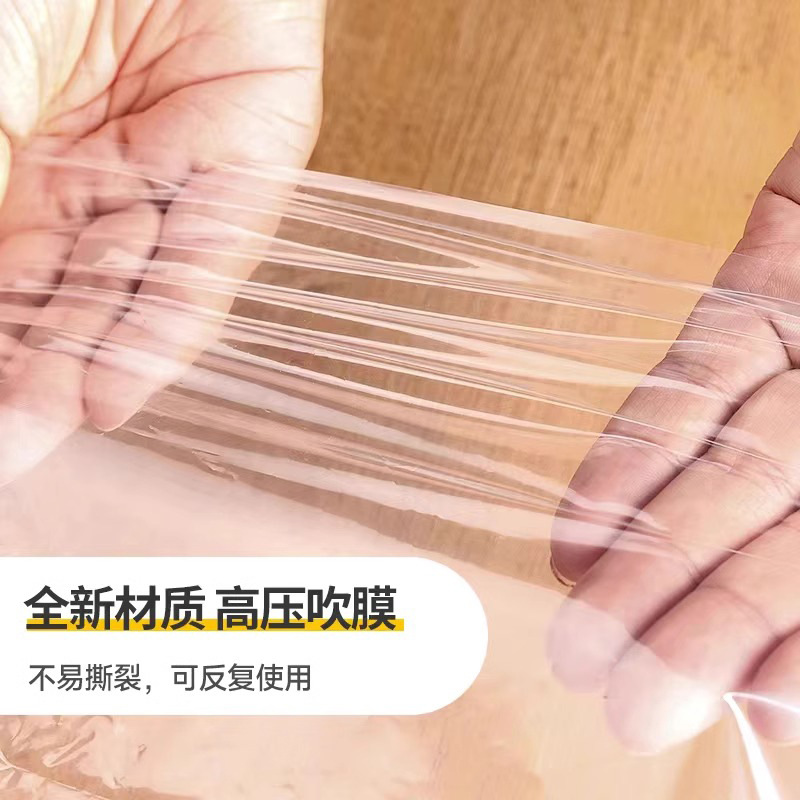 Dry Cleaning Shop Clothes Dust Cover Household Storage Wardrobe Hanging Plastic Transparent Coat Cover Suit Thickeneded and Moisture-Proof