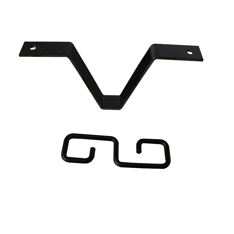 Rain chain v-type connector suitable for gutter water outlet hook