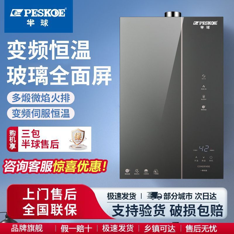 Gas Water Heater Household Servo Constant Temperature Instant Heating Bathroom Antifreeze Natural Gas Liquefied Gas Energy Saving [Manufacturer]