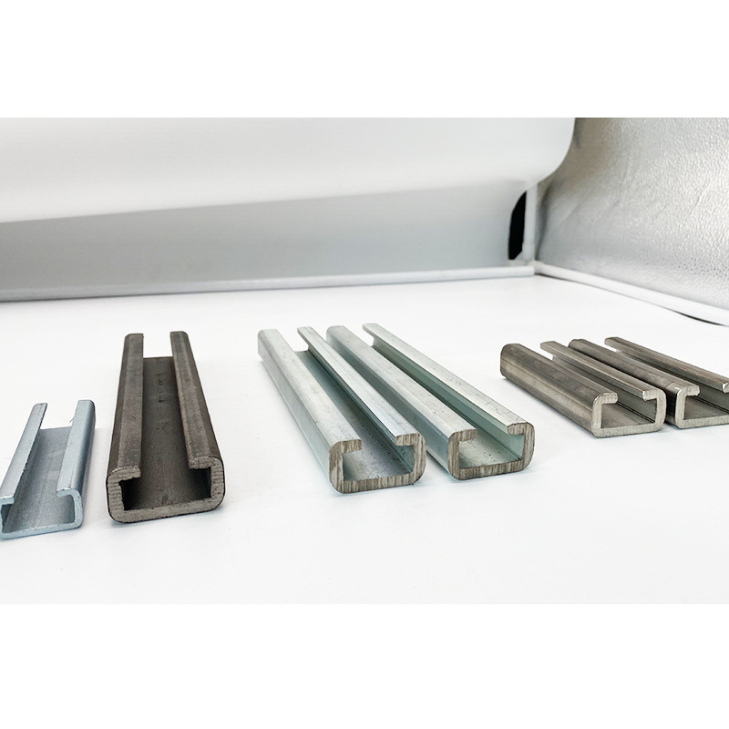 C-Shaped Steel Profile Manufacturer Galvanized C-Shaped Steel C-Shaped Steel Purlins Cold-Formed Steel Punching Stainless Steel C-Shaped Steel Trough