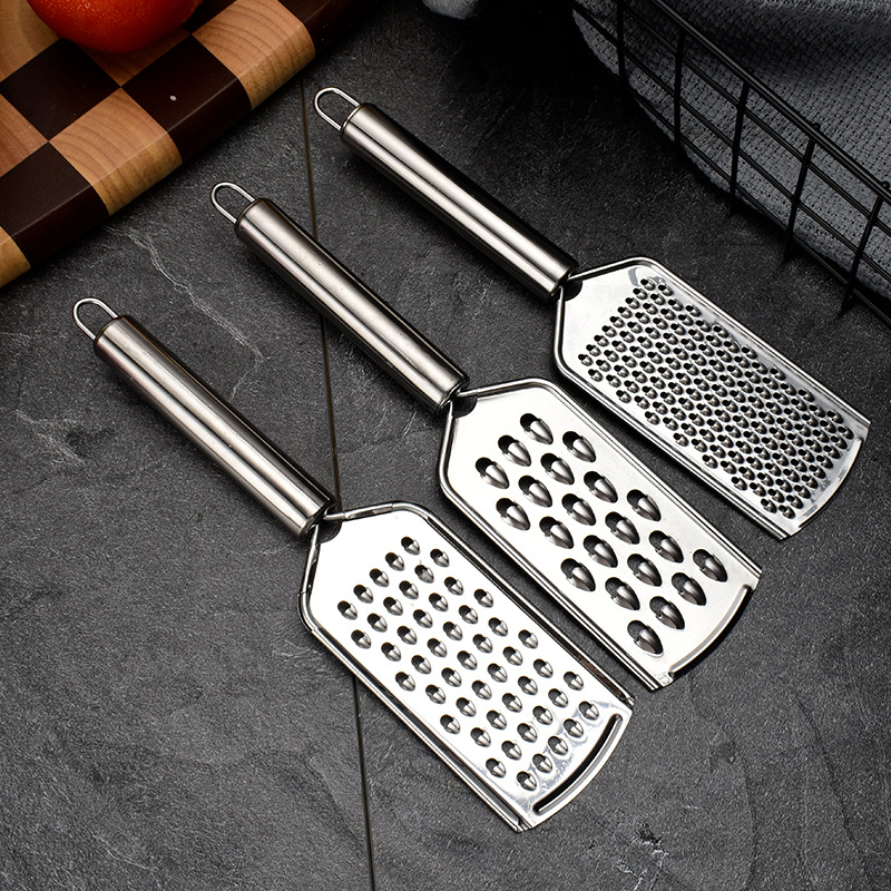 Multifunctional stainless steel grater cheese grater cheese grater fruit and vegetable grater radish grater bow ginger grater