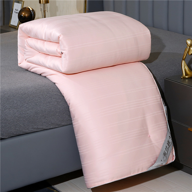 Mercury Home Textiles Handmade Silk Quilt Mulberry Silk Spring and Autumn Quilt Thickened Winter Quilt Warm Autumn and Winter Quilt Two-In-One Mother-In-Law Quilt