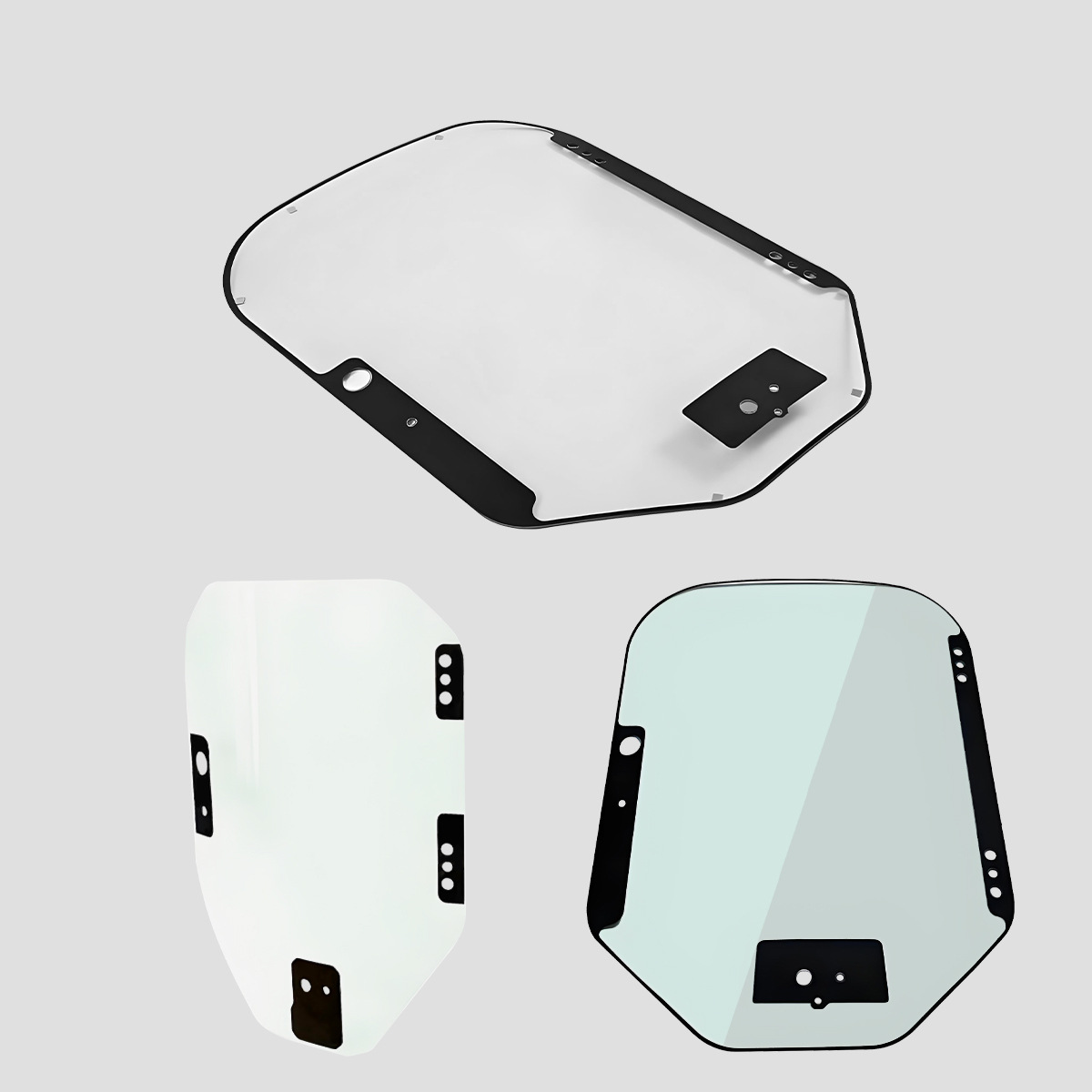 Стекло двери для погрузчика с бортовым поворотом, закаленное стекло для экскаватора и катка