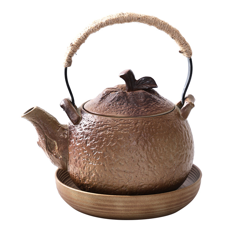 Factory Direct Sales Wholesale Tea Brewing Stove Retro Clay Pot Kettle Kung Fu Kettle Roasted Milk Pot Kettle Tea Kettle