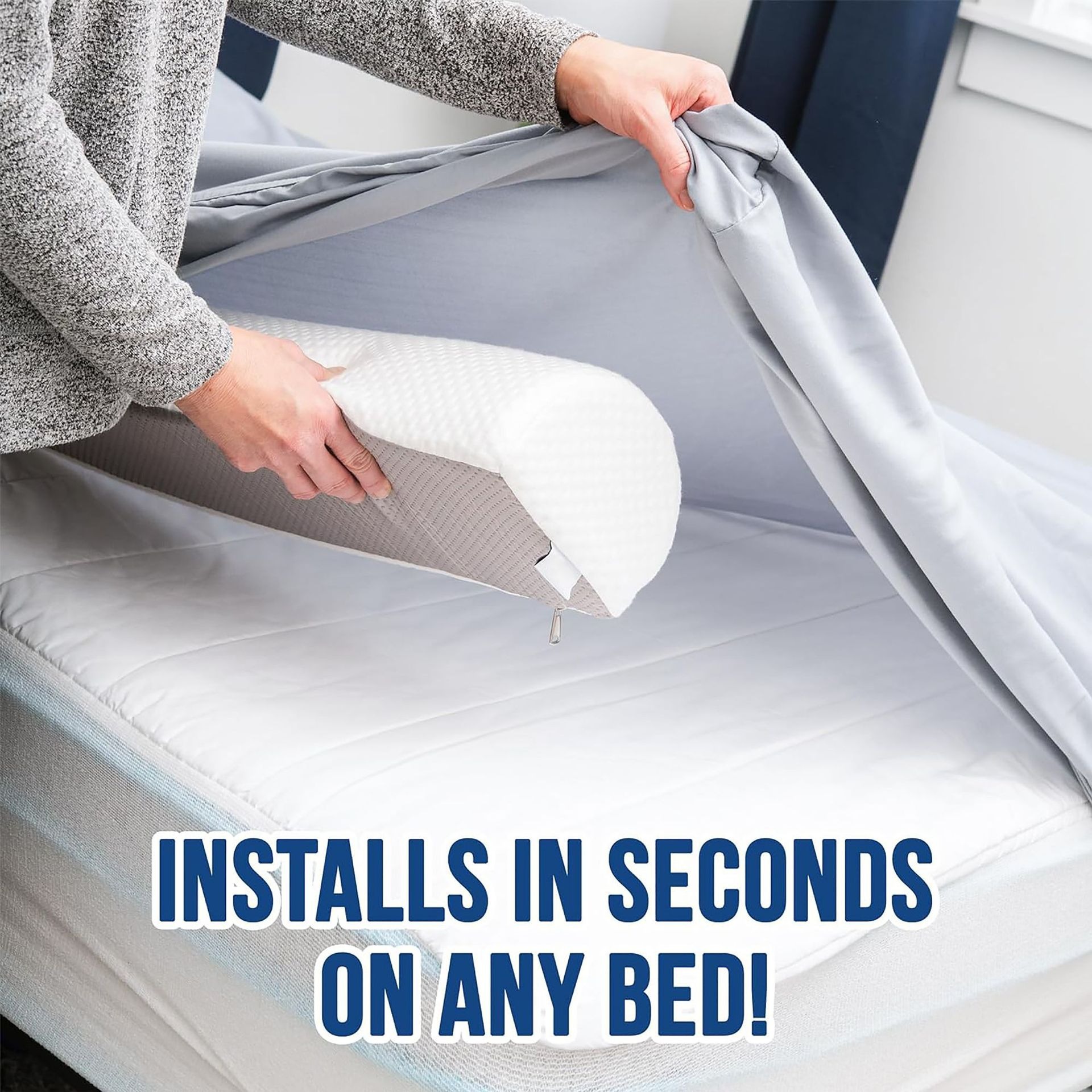 Customized Bed Fence Baby Anti-Fall Guardrail Bed Anti-Fall Bedside Bed Fence Partition Semi-Circular Sponge Pure Cotton Fabric