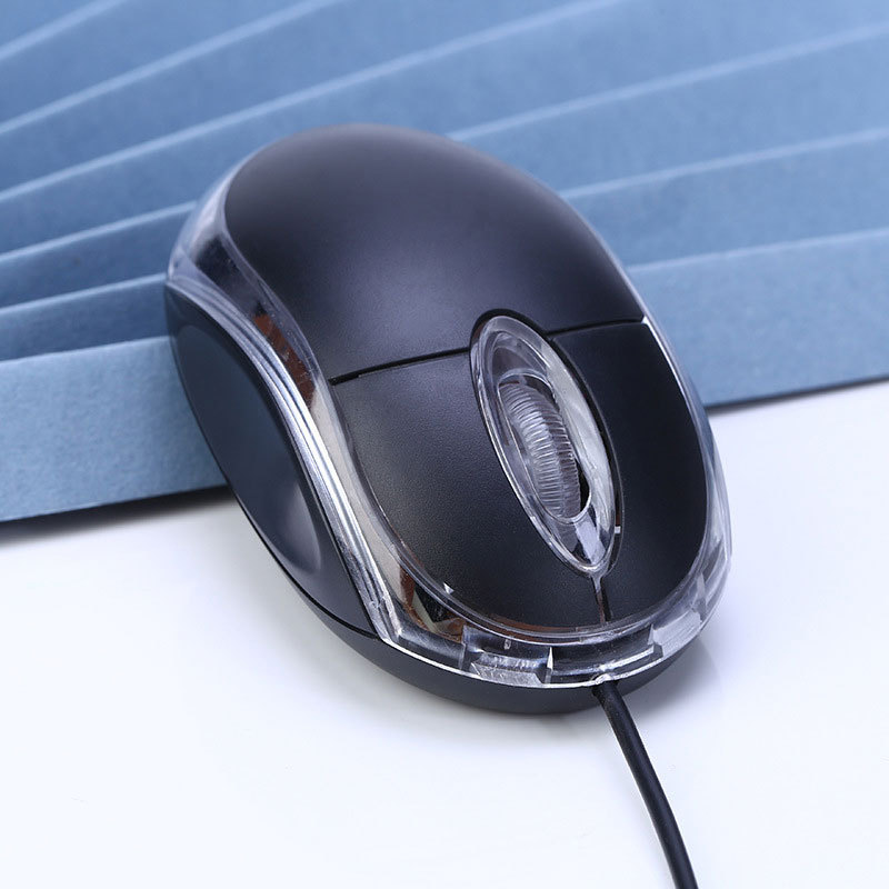Cross-Border USB Small Optical Wired Mouse Suitable for Colorful Sony Mouse Mini Mouse Wholesale