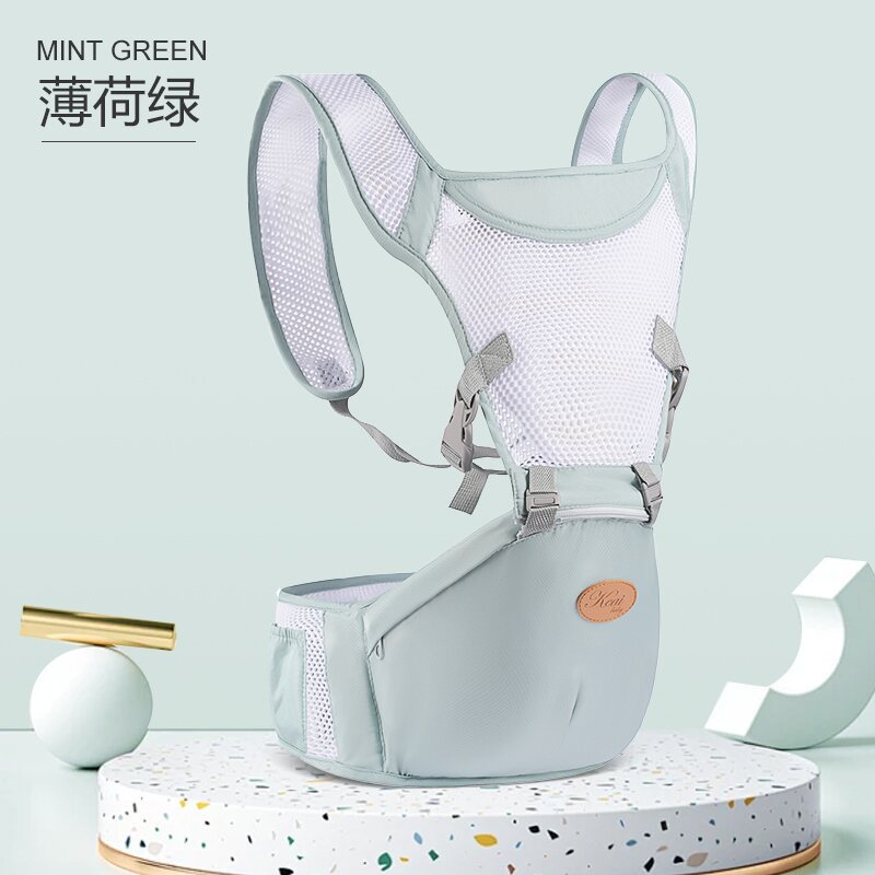 Baby Carrier, Baby Waist Stool, Lightweight, Four-Season Multi-Functional Front-Hold Type, Front and Rear Dual-Use Stool, a Baby-Carrying Artifact When Going Out