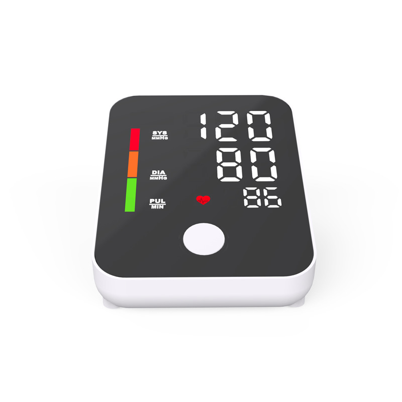 Jc801 Cross-Border Digital Rechargeable Sphygmomanometer Arm-Type Home Blood Pressure Accurate Measuring Instrument Export Large Screen Blood Pressure