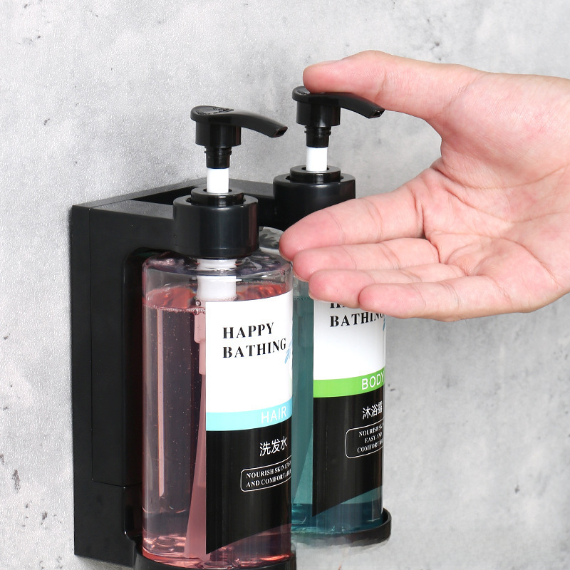 Hua Kemei Punch-free Toilet Wall-mounted Manual Soap Dispenser Hand Soap Bottle Hotel Shampoo & Body Soap Distribution